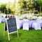 Flipside Products Marquee Easel, Natural Hardwood, White Dry Erase/Black Chalkboard, Menus, Announcements, Restaurants, Coffee Shops, Sale